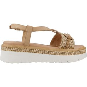 STONEFLY SOLES 4 NAPPA LTH/RAFFIA Bruin 38 EU