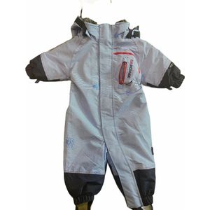 Didriksons - Tucky enfants overall - Kinderen - Blauw/wit - Maat 60