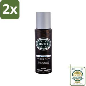 Brut - Deodorant - Spray - Musk - Klassieke mannengeur - 200ml - Voordeelverpakking - 2 stuks - Deodorant spray - Muskus geur
