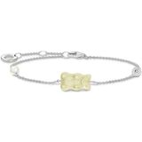 Thomas Sabo - A2151-052-14-L19V - Armband - 925 Zilver - Goldbär Wit - 16-19 cm