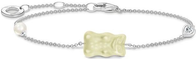 Thomas Sabo - A2151-052-14-L19V - Armband - 925 Zilver - Goldbär Wit - 16-19 cm