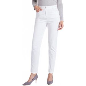 5-pocket stretch katoenen broek met rechte pijpen