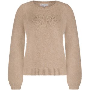Red Button Trui Sweater Rb Logo Srb4615 Almond Dames Maat - S