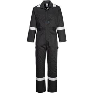 Portwest - Iona F813BKRL - Overall - Zwart - Kingsmill 65% Polyester, 35% Katoen