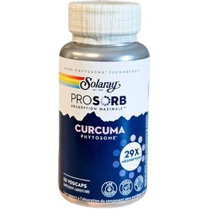 Solaray Prosorb Kurkuma 30 Plantaardige Capsules