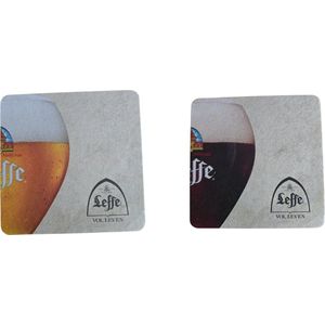 Leffe Bierviltjes - Blond & Brune - Vilten - set van 2 rollen a 100 viltjes
