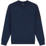 Malelions Kids Knitted Pocket Sweater - Navy 2-92