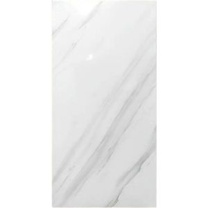 Livano Wandpaneel - Zelfklevend - Wandpanelen - Woonkamer - Badkamer - Mistig Wit - 10 vellen