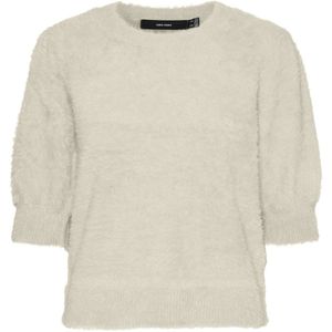 Vmalina - Pullover - Gebreide Pullover - O-hals - 2/4 Mouwen - Volumineuze Mouwen
