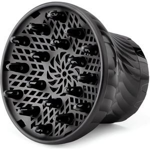 Universele haar diffuser voor krullend en natuurlijk golvend haar - Professionele föhnopzetstuk verstelbaar van 1,4 inch tot 3 inch
