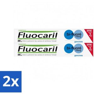 Fluocaril - Tandpasta - Met Fluoride - 2 Tubes - 75 ml - Voordeelverpakking - 2 stuks