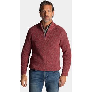 NZA - Katoenen Half Zip Trui - Rood