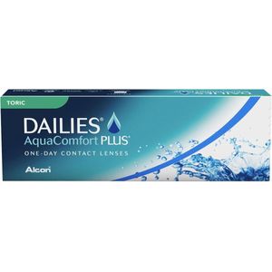 DAILIES AquaComfort PLUS Toric - Daglenzen - Sterkte -7.50 - Cilinder -1.25 - As 20 - 30 pack - BC 8.80