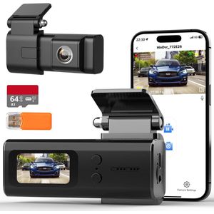 Lexium Dashcam - Daschcams - Auto - Camera - Vooruit - Achteruit - Video - Autobeveiliging - Parkeerbeveiliging - Recording - Dag en Nacht - Schadepreventie