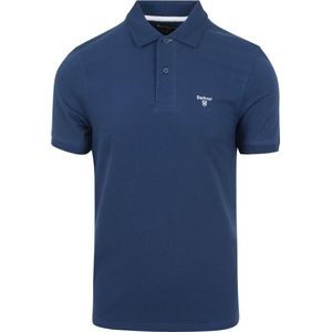 Barbour - Poloshirt Kobaltblauw - Modern-fit - Heren Poloshirt Maat XXL