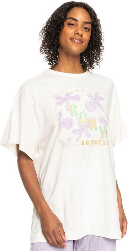 Roxy - Sweet Flowers - T-shirt - Oversized - Korte Mouwen