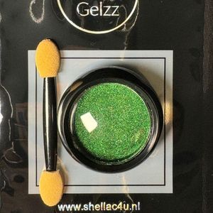 Gelzz Green Chrome Powder - - - 10ml - Vegan