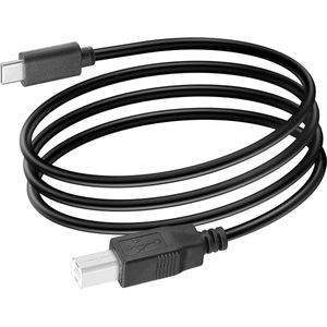 USB C naar USB B MIDI-kabel voor Casio digitale piano, MIDI-controller en DJ-controller - 3FT