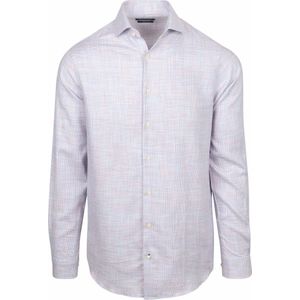 Steppin' Out Overhemd Faux Ruit Multicolour - Maat M - Heren - Overhemden Formeel