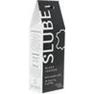Slube Blackleather - 3 in 1 Massagegel, Badolie en Glijmiddel - 2 x 125 gr black