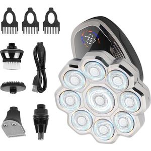 Lexium Foil shaver - Shaver - Scheerapparaat mannen - Scheerapparaat hoofd - Baardtrimmer Trimmer