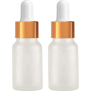 Doodadeals® - Set van 2 Luxe Pipetflesje 30 ml – Pipet voor Vloeistoffen – Druppelflesje – Met Druppelaar – Transparant