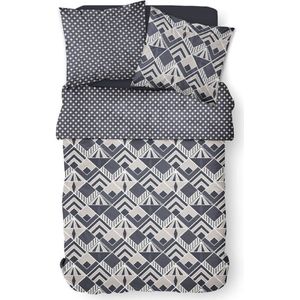 Katoenen beddengoed Winter time, tweezijdig, 220 x 240 cm