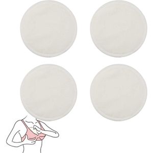 Absorberende wasbare en wegwerp borstvoedingsinzetstukken - biologische bamboe (groot 12 cm)