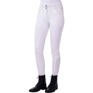 QHP Rijbroek Carrie Full Grip Wit - 42