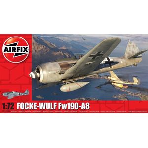 1:72 Airfix 01020A Focke Wulf Fw190-A8 Plastic Modelbouwpakket