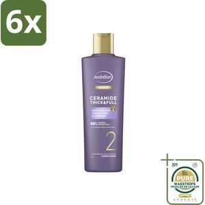 Andrélon – Conditioner – Pro Care Ceramide Thick & Full – 250 ml - Voordeelverpakking - 6 stuks - Haarversterken - Haaruitval verminderen