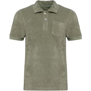 Native Spirit Ecologische badstof kinderpolo NS218 - Almond Green - 10/12 years (10/12 ans)