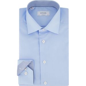 Eton business overhemd blauw