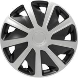 HP - Wieldoppen - R15 - Antraciet-grijs - 4 Stuks - Stootvast ABS