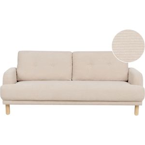 Driezitsbank corduroy beige TUVE