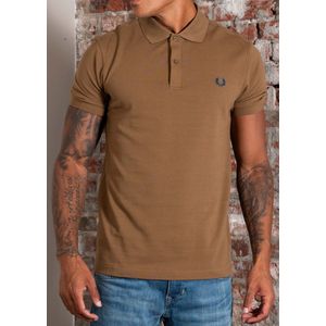 Fred Perry Plain polo - shaded stone dark petrol