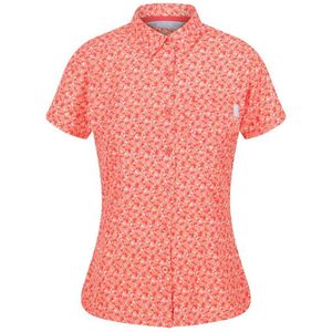 Regatta Mindano Vi Overhemd Met Korte Mouwen Oranje 36 Vrouw