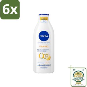 Nivea - Q10 - Verstevigende Bodylotion - Vitamine C - 48 uur Hydratatie - Voor Normale Huid - 400 ml - Voordeelverpakking - 6 stuks - Verstevigende lotion - Vitamine C