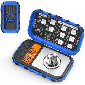 Digitale precisieweegschaal tot 50g met 0,001g nauwkeurigheid - Draagbare sieraden-weegschaal met LCD en tarra-functie