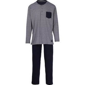 Ceceba +size Pyjama Grijs/Donkerblauw