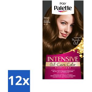 Poly Palette - Haarverf - Truffel Bruin 700 - 115ml - Voordeelverpakking - 12 stuks