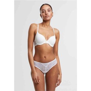 Urban Classics - Padded with Lace at Back BH - 70B - Wit