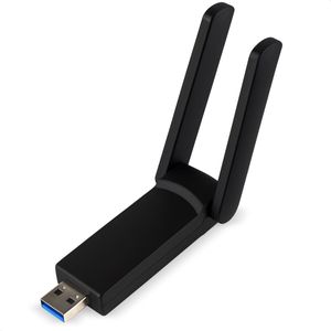 Skoov WiFi Adapter USB - 1300 Mbps - WiFi Dongle - Antenne - Ontvanger