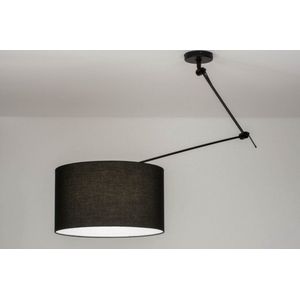 Lumidora Hanglamp 30738 - BRISBANE - E27 - Zwart - Metaal - ⌀ 45 cm