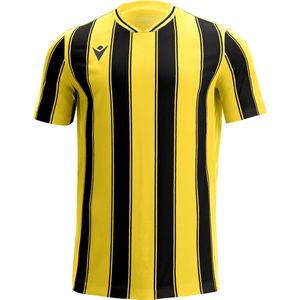 Macron Sceptrum Shirt Korte Mouw Heren - Geel / Zwart | Maat: XXL