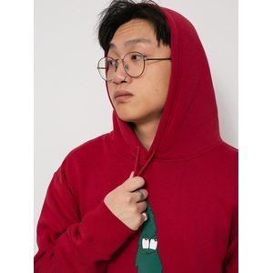 Nike SB Firry The Tree Hoodie (Rood / Groen) - Maat M