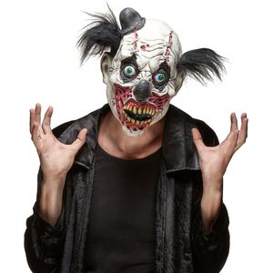 Halloween masker van zombie clown volwassenen - Verkleedmasker - One size