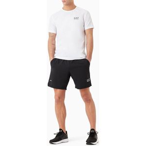 EA7 - 8NPV03_PNDDZ - T-shirt en Broek Set - Wit en Zwart - Sportief - Polyester