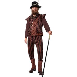 dressforfun - Steampunk gentleman S - verkleedkleding kostuum halloween verkleden feestkleding carnavalskleding carnaval feestkledij partykleding - 302340