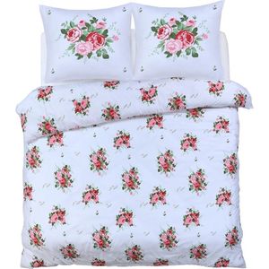 Husch Dekbedovertrek Victoria - 240x200/220 - Rozen Bouquet